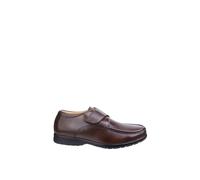 Fleet & Foster Men's Fred Dual Fit Moccasin in Brown | Size: 8 Fleet & Foster Brown 8