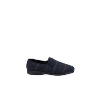 Fleet & Foster Men's Mitchell Slipper in Navy | Size: 11 Fleet & Foster Navy 11