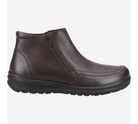 Fleet & Foster Mens Targhee Zip Up Leather Shoes
