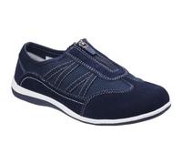 Fleet & Foster Mombassa Memory Foam Womens Shoes Trainers, Size 8 In Navy