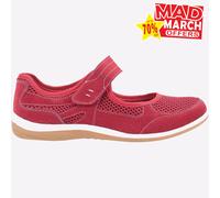 Fleet & Foster Morgan MEMORY FOAM Womens - Red - Size UK 3