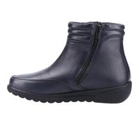 Fleet & Foster Women's Morocco Twin Zip Ankle Boot in Navy | Size: 3 Fleet & Foster Navy 3