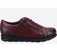 Fleet & Foster Polperro Memoru Foam Shoes Womens | Slip On Shoes | Burgundy | UK Size 5