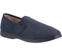 Fleet & Foster Tim Twin Gusset Slipper Male Navy UK Size 6