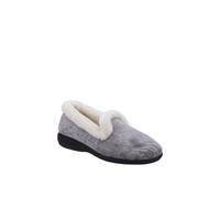 Fleet & Foster Women's Adelaide Memory Foam Slipper in Grey | Size: 7 Fleet & Foster Grey 7