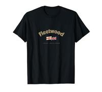 Fleetwood City Name Vintage UK Flag British Flag T-Shirt