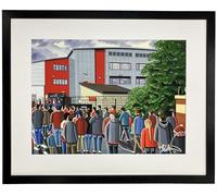 Fleetwood, Highbury Stadium. Framed, Football Memorabilia Art Print. (20" x 16" Frame size)