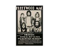 Fleetwood Mac 1976 Concert Poster - Decorative Canvas Wall Art, 12x18inch (30x45cm) - Modern Family Bedroom Decor