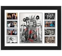 Fleetwood Mac Autographed Collage Poster Print - Vintage Style Music Wall Art Unique Gift for Music Lovers - Wall Decor - Office, Home, and Kitchen (Framed, A3 (16x12" - 42x30cm))