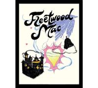 Fleetwood Mac (Castle) Collector Print (Framed) 45cm X 35cm, Official Licensed Framed Wall Art For Home Or Office, Display Decor, Collector Gift