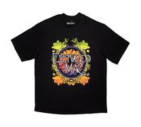 Circle Floral Logo Limited Edition 999 Only Oversized Boxy T Shirt Fleetwood Mac Black XXL