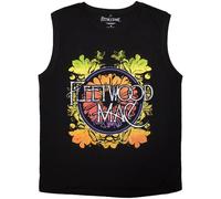 Fleetwood Mac Circle Floral Logo Tank Top L