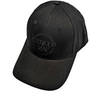 Fleetwood Mac Classic Band Logo Baseball Cap in Black Fleetwood Mac Black One Size