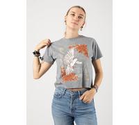 Dove Band Logo Crop Top Fleetwood Mac Grey XL