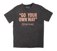 Fleetwood Mac Go Your Own Way Limited Edition 999 Only Premium Wash T Shirt L Charcoal