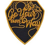 Fleetwood Mac Go Your Own Way Patch Badge Embroidered Iron on Applique Patch Accessory