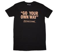 Fleetwood Mac Go Your Own Way T Shirt Dress M Black