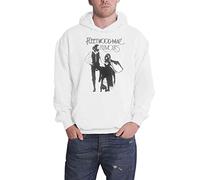 Fleetwood Mac Hoodie Rumours Band Logo Official Mens White Pullover Large