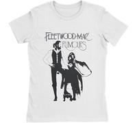 Fleetwood Mac Ladies Tee: Rumours - Large - White