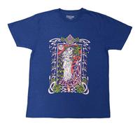 Fleetwood Mac Men's Lady Lyre T-Shirt in Blue | Size: 2XL Fleetwood Mac Blue 2XL