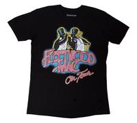 Fleetwood Mac Men's On Tour Back Print T-Shirt in Black | Size: Medium Fleetwood Mac Black M