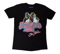 Fleetwood Mac On Tour T-Shirt in Black | Size: Large Fleetwood Mac Black L