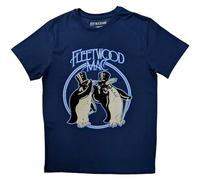 Fleetwood Mac Penguins Official Tee T-Shirt Mens Unisex (Medium) Blue