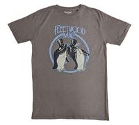 Fleetwood Mac Penguins T-Shirt in Grey | Size: XL Fleetwood Mac Grey XL
