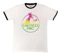 Fleetwood Mac Penguin Ringer T Shirt White S