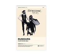 Fleetwood Mac Rumours Canvas Poster Wall Art Decor Print Picture Paintings for Living Room Bedroom Decoration 12x18inch(30x45cm)