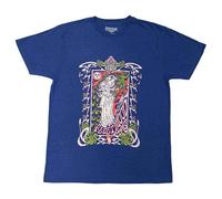 Fleetwood Mac T Shirt Lady Lyre Band Logo Official Unisex Blue S