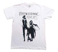 Rock Off Trade T-Shirt Fleetwood Mac Rumours - Official Band Logo, Men's White, Size S