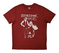Fleetwood Mac T Shirt Rumours Band Logo Official Unisex Red XL
