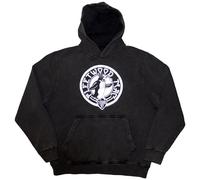 Fleetwood Mac Tour 82 Penguin Pullover Stone Wash Hoodie in Grey | Size: 2XL Fleetwood Mac Grey 2XL
