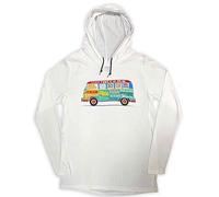 Fleetwood Mac Unisex Adult Albums Bus Lightweight Hoodie - White - L
