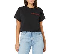 Fleetwood Mac Unisex's Official Tour Cropped T-Shirt, Black, S