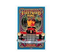 Fleetwood Mac Vintage Music Poster Canvas Poster Wall Art Decor Print Picture Paintings for Living Room Bedroom Decoration Unframe-style 12x18inch(30x45cm)