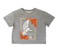 Fleetwood Mac Women's Dove Crop Top in Grey | Size: 2XL Fleetwood Mac Grey 2XL