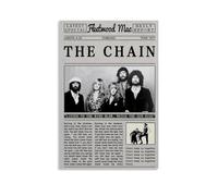 Fleetwood Poster Mac Music Rock Band Vintage Collage Music Posters for Room Aesthetic Canvas Wall Art Bedroom Decor08x12inch(20x30cm)