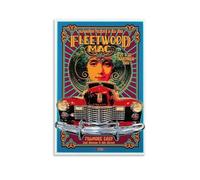 Fleetwood Poster Mac Music Rock Band Vintage Music Posters for Room Aesthetic Canvas Wall Art Bedroom Decor12x18inch(30x45cm)