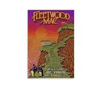 Fleetwood Poster Mac Music Vintage Rock Band Music Posters for Room Aesthetic Canvas Wall Art Bedroom Decor12x18inch(30x45cm)