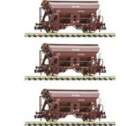 Fleischmann 6660071 N Set of 3 Swivel Roof Wagons of the DR