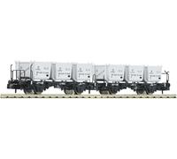 Fleischmann 6660106 N Container Transport Trolley Double Unit BTS 50 of the DB