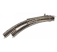FLEISCHMANN 9168 Scale N Left Manual Curved Switch With Ballast