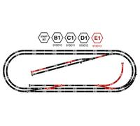 Fleischmann 919013 Profi Track Set E1