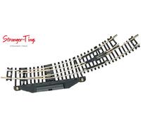 Fleischmann Left Hand Curved Electric Turnout 1:160 Scale, N Scale