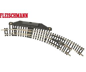 Fleischmann N 22275 Electric curved turnout right R1/R2 - NEW + OVP