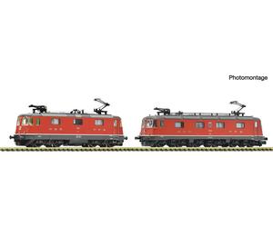 Fleischmann SBB Re 10/10 Double Electric Locomotive Set IV FM7560049 N Gauge