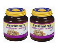 Fleischmann's Bread Machine Yeast, Also Ideal for All Rapid Rise Recipes, Equals 16 Envelopes, 4 oz Jar (Pack of 2) by ACH FOOD COMPANIES INC