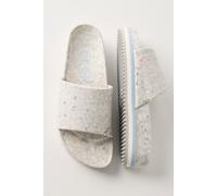 Fleks East Beach Platform Slides at Free People in Faded Denim, Size: US 7 - female
